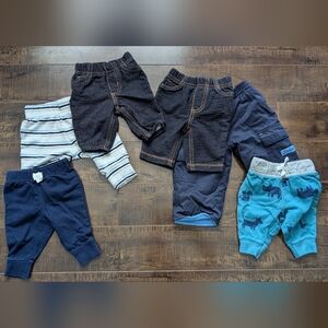 Bundle of 6 newborn pants